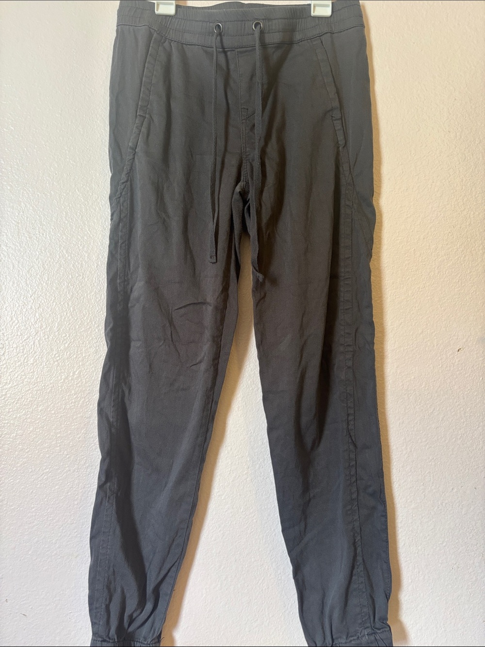 Unionbay Woman’s Gray Jogger Pants - Lightweight Drawstring Comfort, Size S